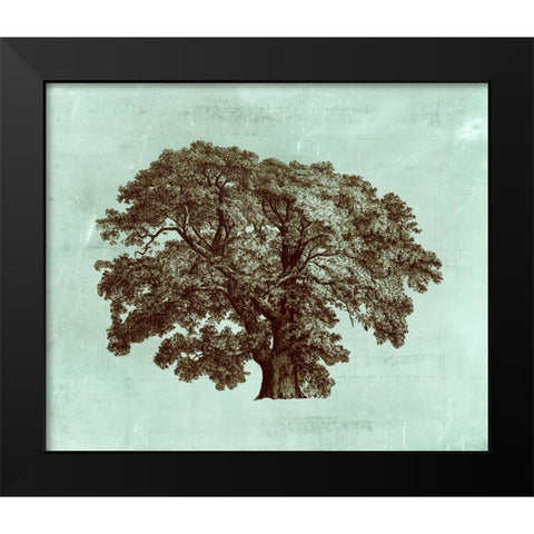 Spa Tree II Black Modern Wood Framed Art Print by Vision Studio