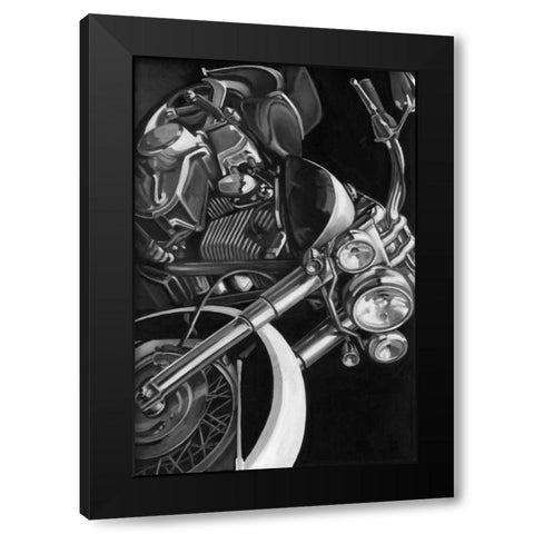 Classic Hogs I Black Modern Wood Framed Art Print with Double Matting by Harper, Ethan