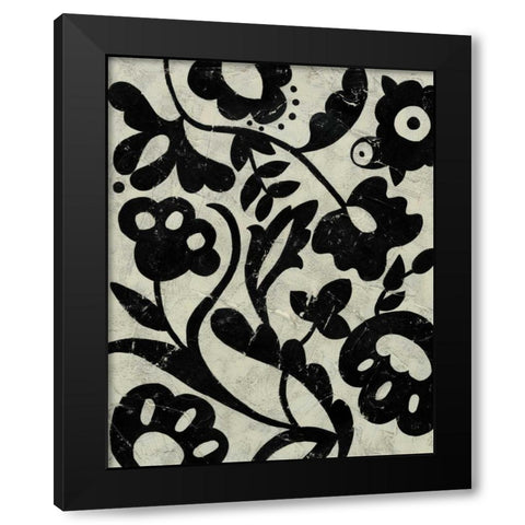 Maymont II Black Modern Wood Framed Art Print with Double Matting by Zarris, Chariklia