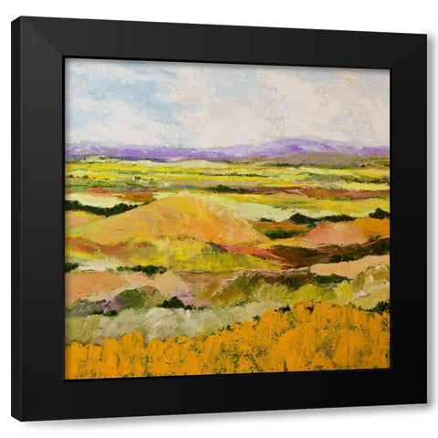 Short Hill Black Modern Wood Framed Art Print by Friedlander, Allan