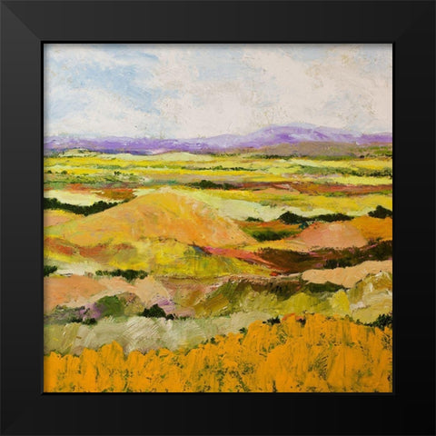 Short Hill Black Modern Wood Framed Art Print by Friedlander, Allan