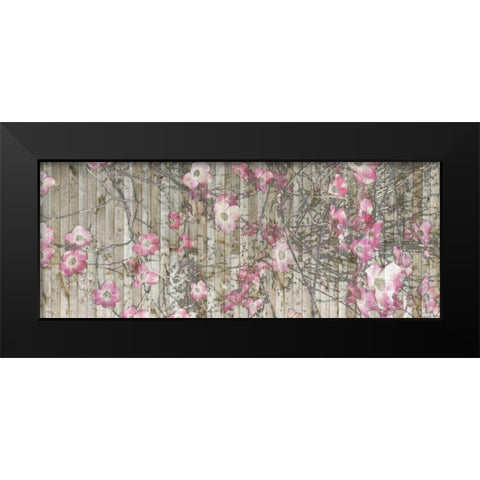 Dogwood Dance I Black Modern Wood Framed Art Print by Goldberger, Jennifer