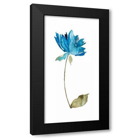Floral Watercolor VI Black Modern Wood Framed Art Print by Mosley, Kiana