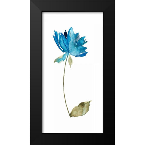 Floral Watercolor VI Black Modern Wood Framed Art Print by Mosley, Kiana