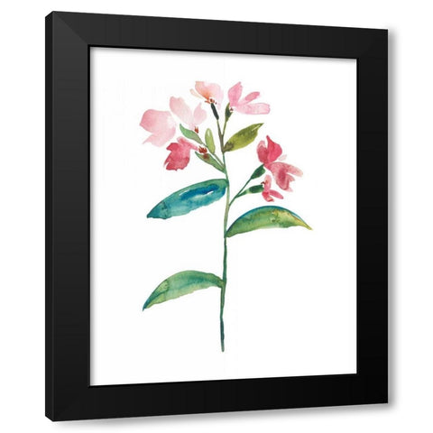 Watercolor Garden III Black Modern Wood Framed Art Print by Mosley, Kiana