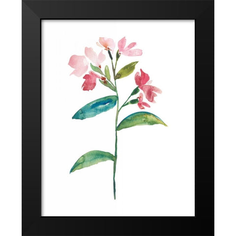 Watercolor Garden III Black Modern Wood Framed Art Print by Mosley, Kiana