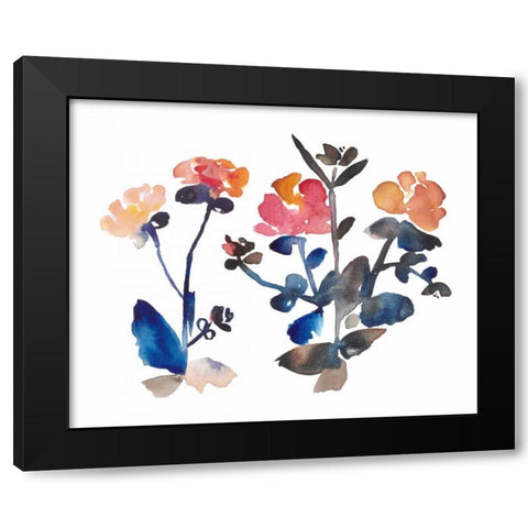 Nouveau Boheme III Black Modern Wood Framed Art Print with Double Matting by Mosley, Kiana