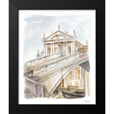Architectural Watercolor Study I Black Modern Wood Framed Art Print by Harper, Ethan