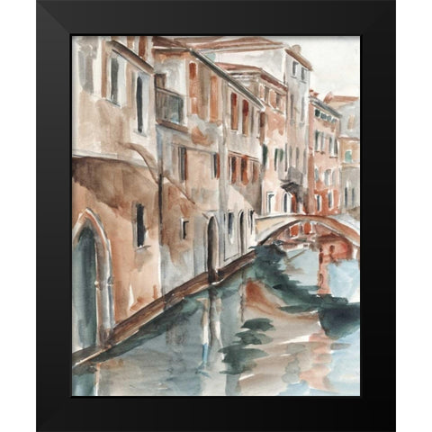 Venetian Watercolor Study II Black Modern Wood Framed Art Print by Harper, Ethan
