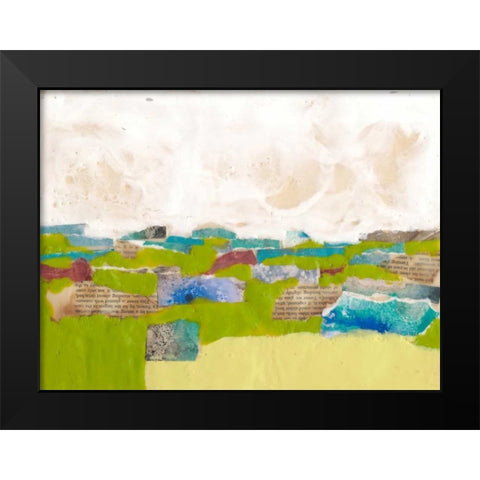 Field Day I Black Modern Wood Framed Art Print by Goldberger, Jennifer