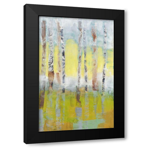 Birchline Collage II Black Modern Wood Framed Art Print with Double Matting by Goldberger, Jennifer