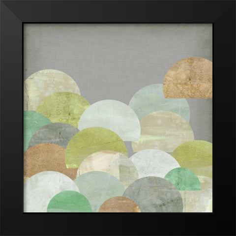 Scalloped Landscape I Black Modern Wood Framed Art Print by Goldberger, Jennifer