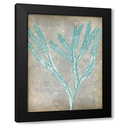 Spa Seaweed II Black Modern Wood Framed Art Print with Double Matting by Goldberger, Jennifer