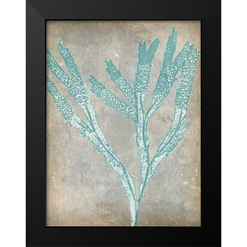 Spa Seaweed II Black Modern Wood Framed Art Print by Goldberger, Jennifer