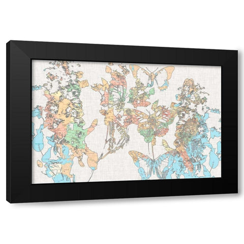 Flight Plan I Black Modern Wood Framed Art Print with Double Matting by Goldberger, Jennifer