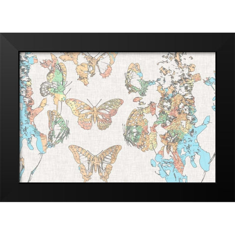 Flight Plan II Black Modern Wood Framed Art Print by Goldberger, Jennifer