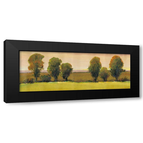 Waiting II Black Modern Wood Framed Art Print with Double Matting by OToole, Tim