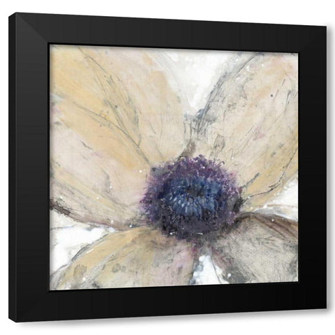 Flower Flow I Black Modern Wood Framed Art Print with Double Matting by OToole, Tim