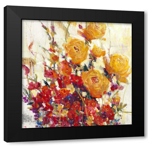 Mixed Bouquet II Black Modern Wood Framed Art Print by OToole, Tim