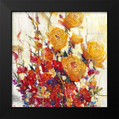 Mixed Bouquet II Black Modern Wood Framed Art Print by OToole, Tim