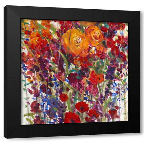 Mixed Bouquet III Black Modern Wood Framed Art Print by OToole, Tim