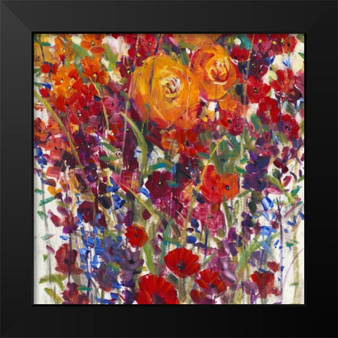 Mixed Bouquet III Black Modern Wood Framed Art Print by OToole, Tim