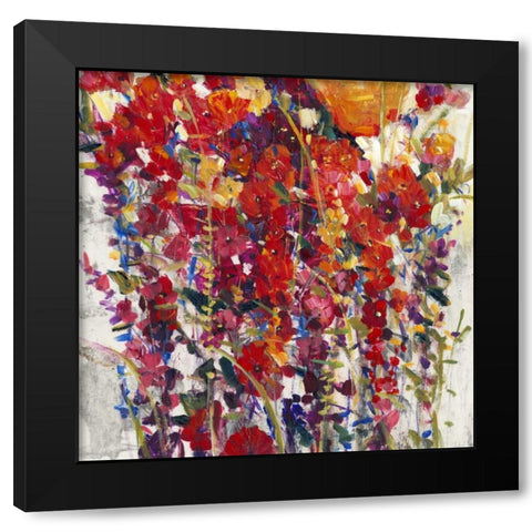 Mixed Bouquet IV Black Modern Wood Framed Art Print with Double Matting by OToole, Tim