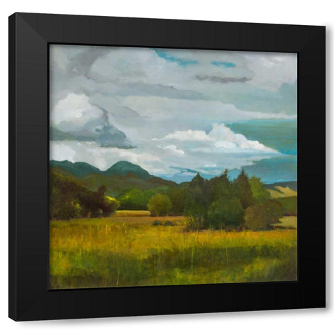 Behind Luan Lodge Black Modern Wood Framed Art Print by DAgostino, Judith