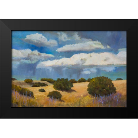 Brewing Storm Black Modern Wood Framed Art Print by DAgostino, Judith