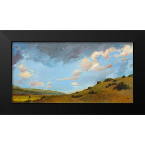 High Desert Light Black Modern Wood Framed Art Print by DAgostino, Judith
