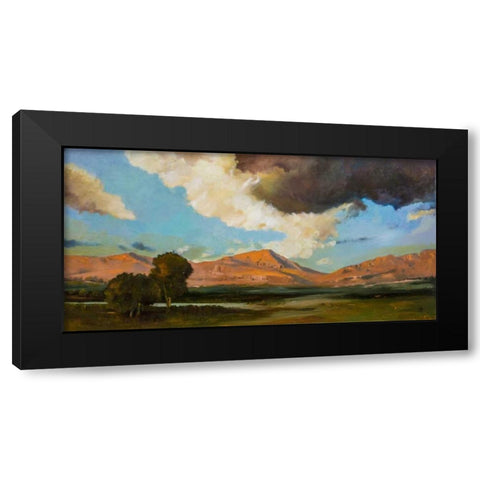 Lakeside Black Modern Wood Framed Art Print by DAgostino, Judith