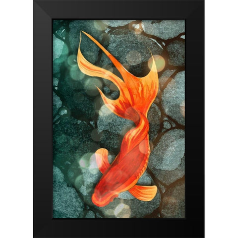 Fantail I Black Modern Wood Framed Art Print by Ludwig, Alicia