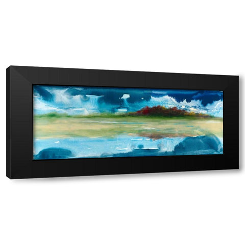 Mirrored Black Modern Wood Framed Art Print with Double Matting by Jasper, Sisa