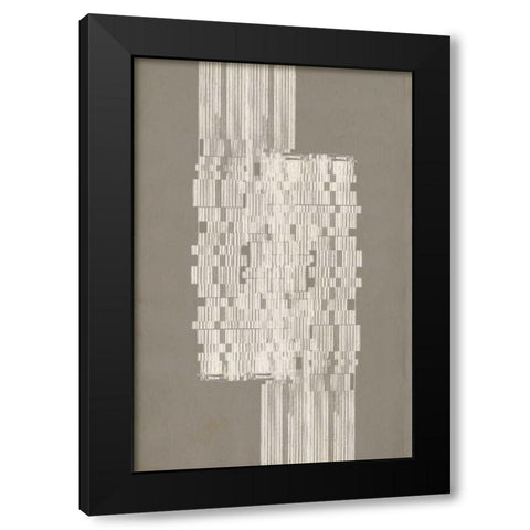 Stagger Start IV Black Modern Wood Framed Art Print by Goldberger, Jennifer