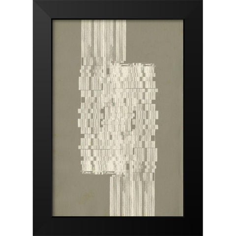 Stagger Start IV Black Modern Wood Framed Art Print by Goldberger, Jennifer