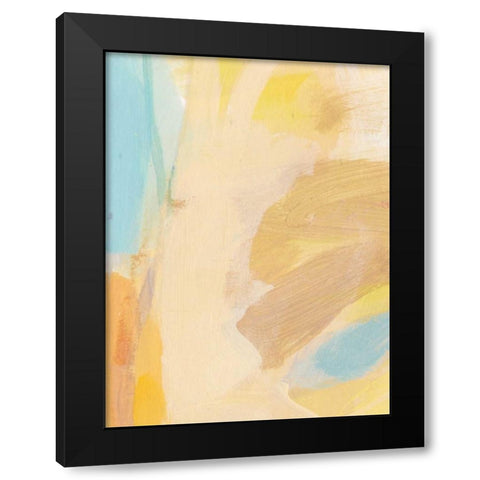 Breath Black Modern Wood Framed Art Print with Double Matting by Long, Christina