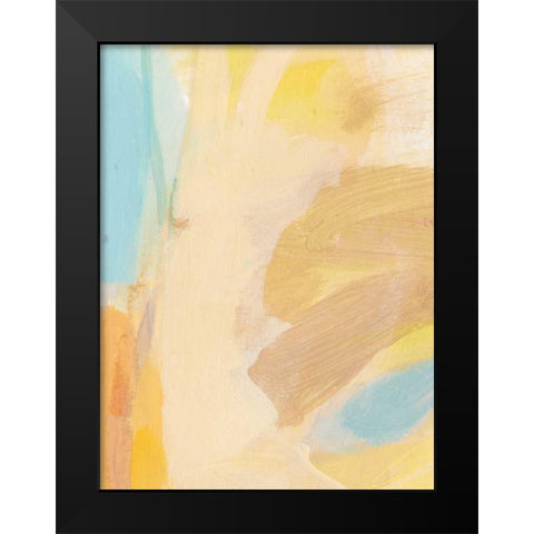 Breath Black Modern Wood Framed Art Print by Long, Christina