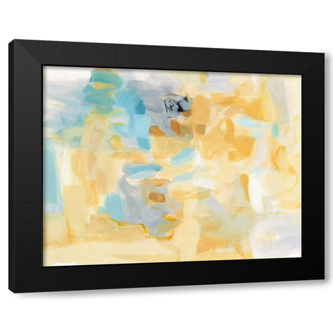 Sunshine Dreams Black Modern Wood Framed Art Print with Double Matting by Long, Christina