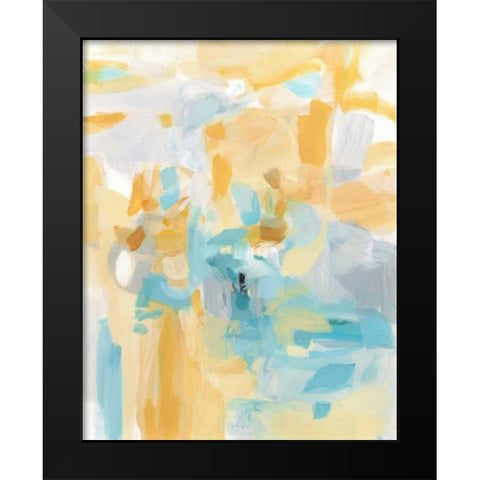 Summer Days Black Modern Wood Framed Art Print by Long, Christina