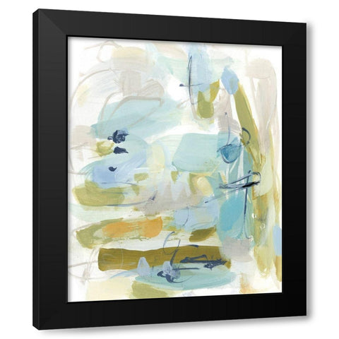 Reflecting Black Modern Wood Framed Art Print with Double Matting by Long, Christina