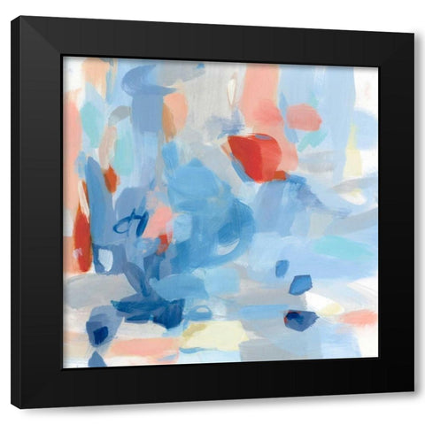 Tuesday Black Modern Wood Framed Art Print by Long, Christina