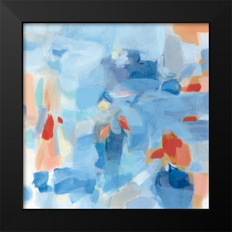 Saturday Black Modern Wood Framed Art Print by Long, Christina