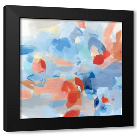 Sunday Black Modern Wood Framed Art Print with Double Matting by Long, Christina