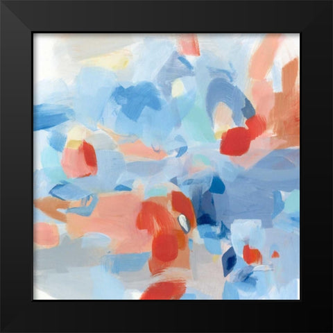 Sunday Black Modern Wood Framed Art Print by Long, Christina