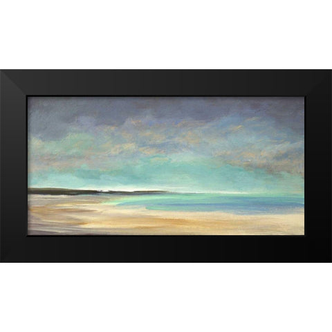 Shoreline IV Black Modern Wood Framed Art Print by Finch, Sheila