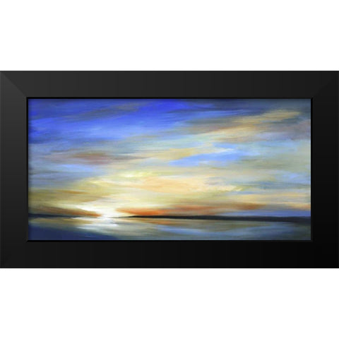 April Sky II Black Modern Wood Framed Art Print by Finch, Sheila