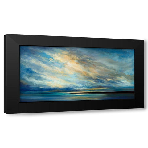 Coastal Clouds XVIII Black Modern Wood Framed Art Print by Finch, Sheila