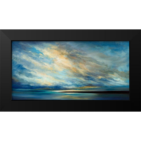 Coastal Clouds XVIII Black Modern Wood Framed Art Print by Finch, Sheila