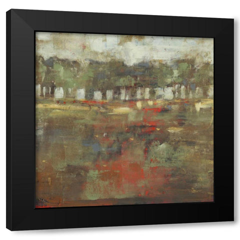 Marsh Plane II Black Modern Wood Framed Art Print by Goldberger, Jennifer