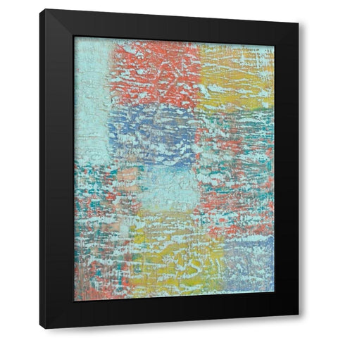 Bold Textures II Black Modern Wood Framed Art Print with Double Matting by Goldberger, Jennifer